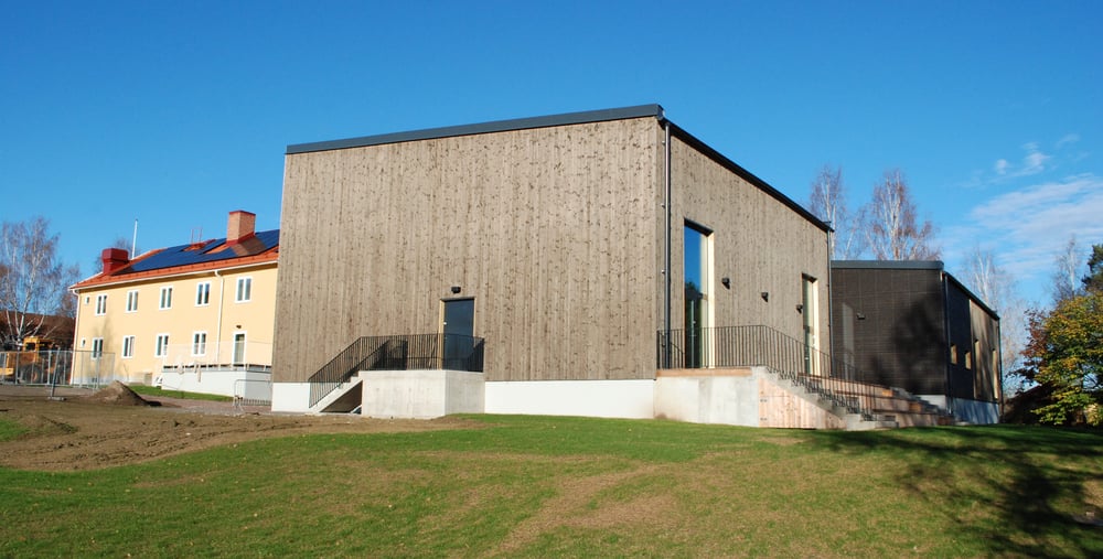 Exteriörbild på Bollnäs folkhögskoa