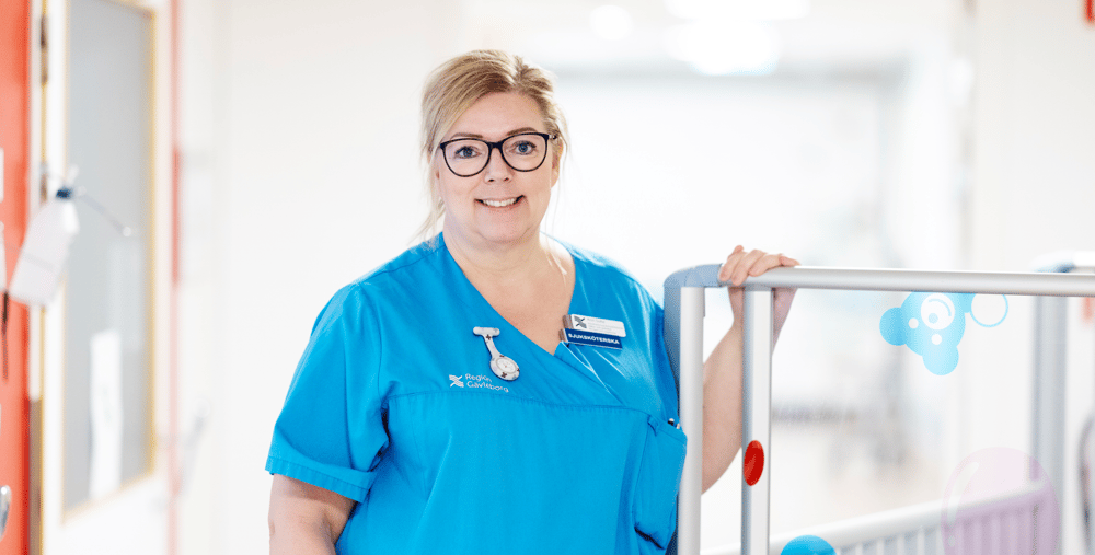 Ann-Sofie Johansson, barnsjuksköterska och ambassadör Gävleborgskraften