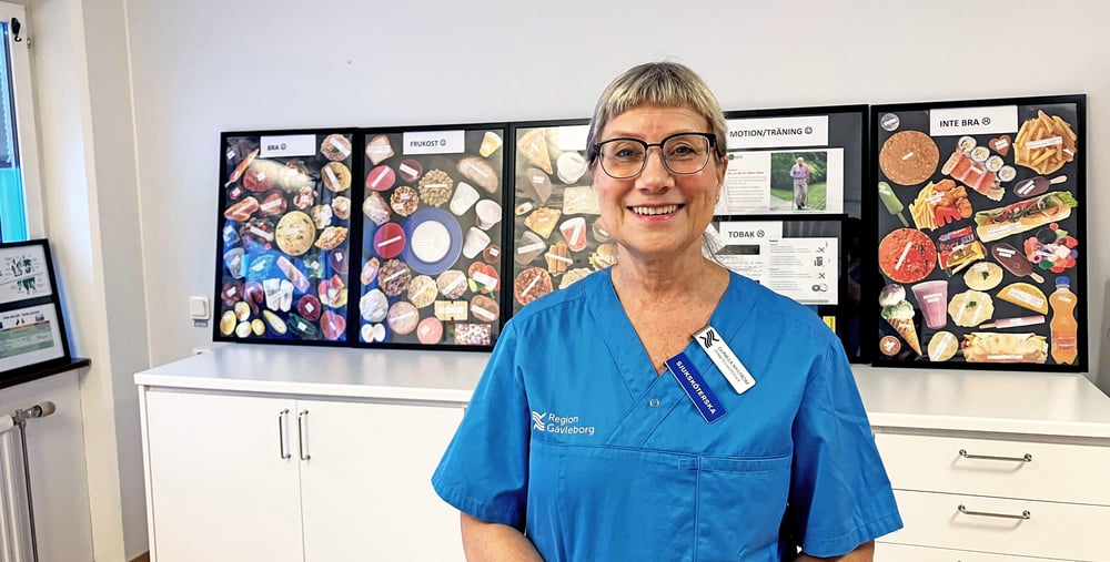 Gunilla Nyström, diabetessjuksköterska i Söderhamn.