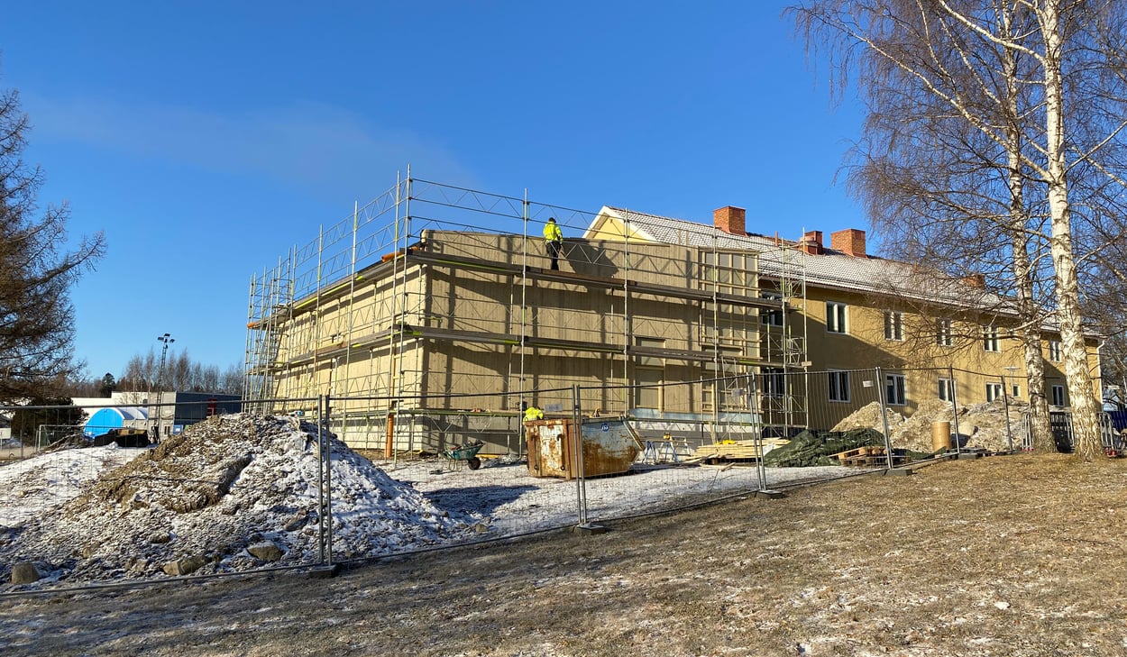 Exteriörbild på Bollnäs folkhögskola