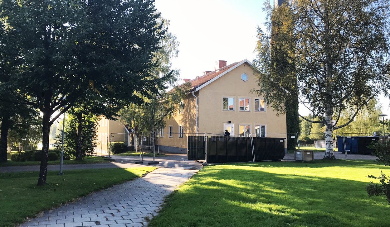 Exteriörbild på Bollnäs folkhögskola