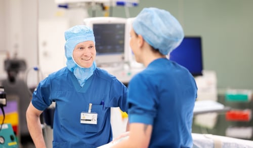 Stefan Olsson undersköterska, Anna Wästholt Operationssjuksköterska, Centraloperation Gävle