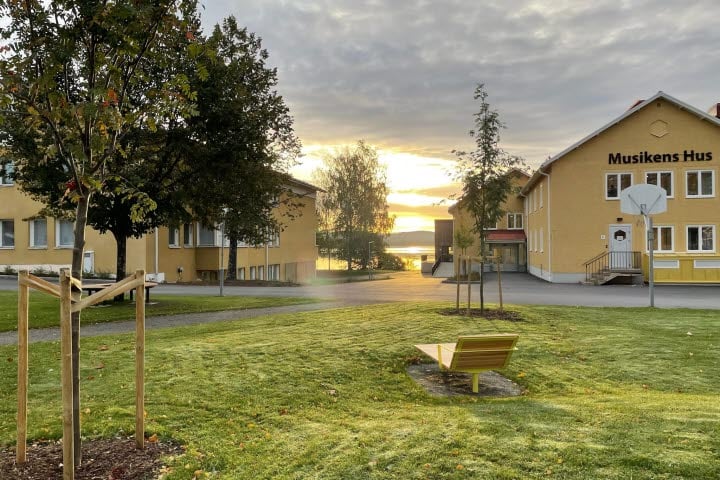 Naturbild vid Bollnäs folkhögskola